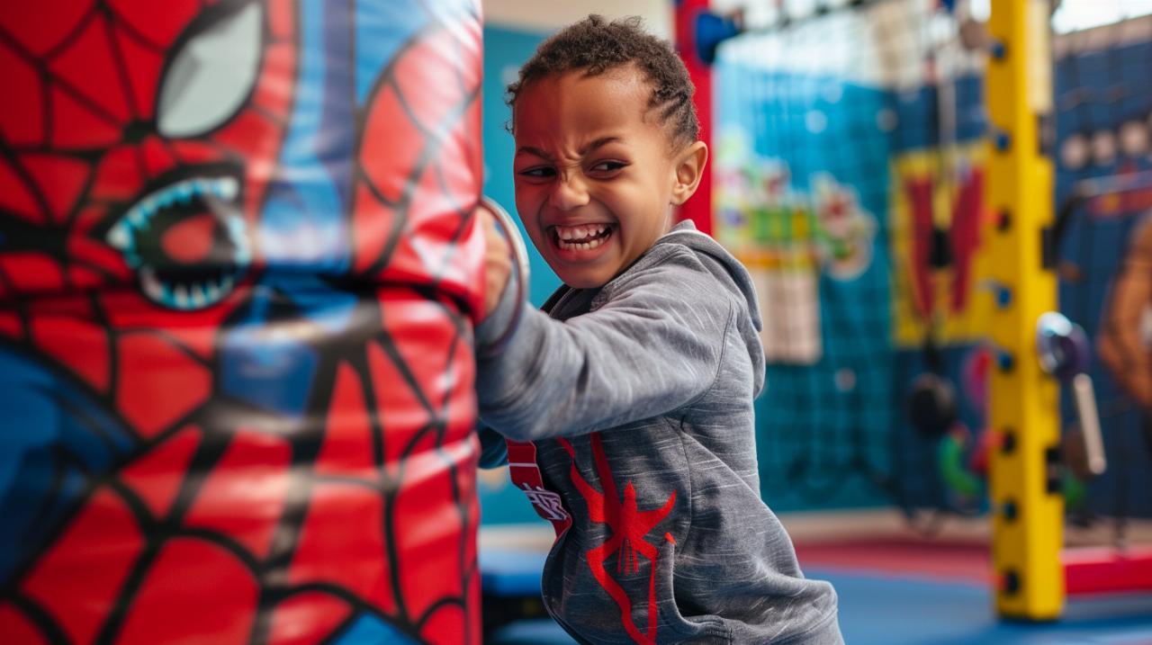 Les bienfaits du punching ball Spiderman pour le développement physique des enfants